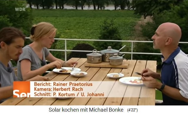 Die Mitarbeiter des WDR für diesen
                  Solarenergiefilm