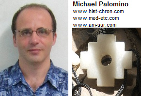 Michael Palomino mit Inkakreuz und Webseiten