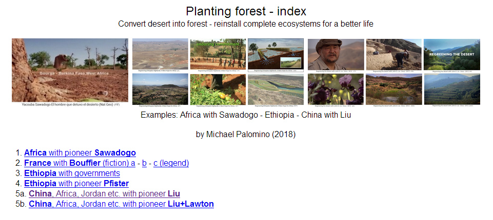 Planting forest - index: Convert
                                desert into forest - reinstall complete
                                ecosystems for a better life