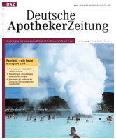 Deutsche Apotheker-Zeitung
                            publizierte im Jahr 1990 gezielte
                            Falschinformation ber Amalgam mit der
                            Behauptung, dass Amalgam kaum Quecksilber
                            enthalte; hier ein Beispiel einer Ausgabe