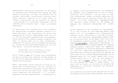 Kieler
                          Amalgam-Gutachten: Lgen, Falschaussagen -
                          Elektroakupunktur, Seiten 124-125