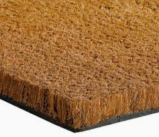 Coconut fiber floor mat, cross-section profile