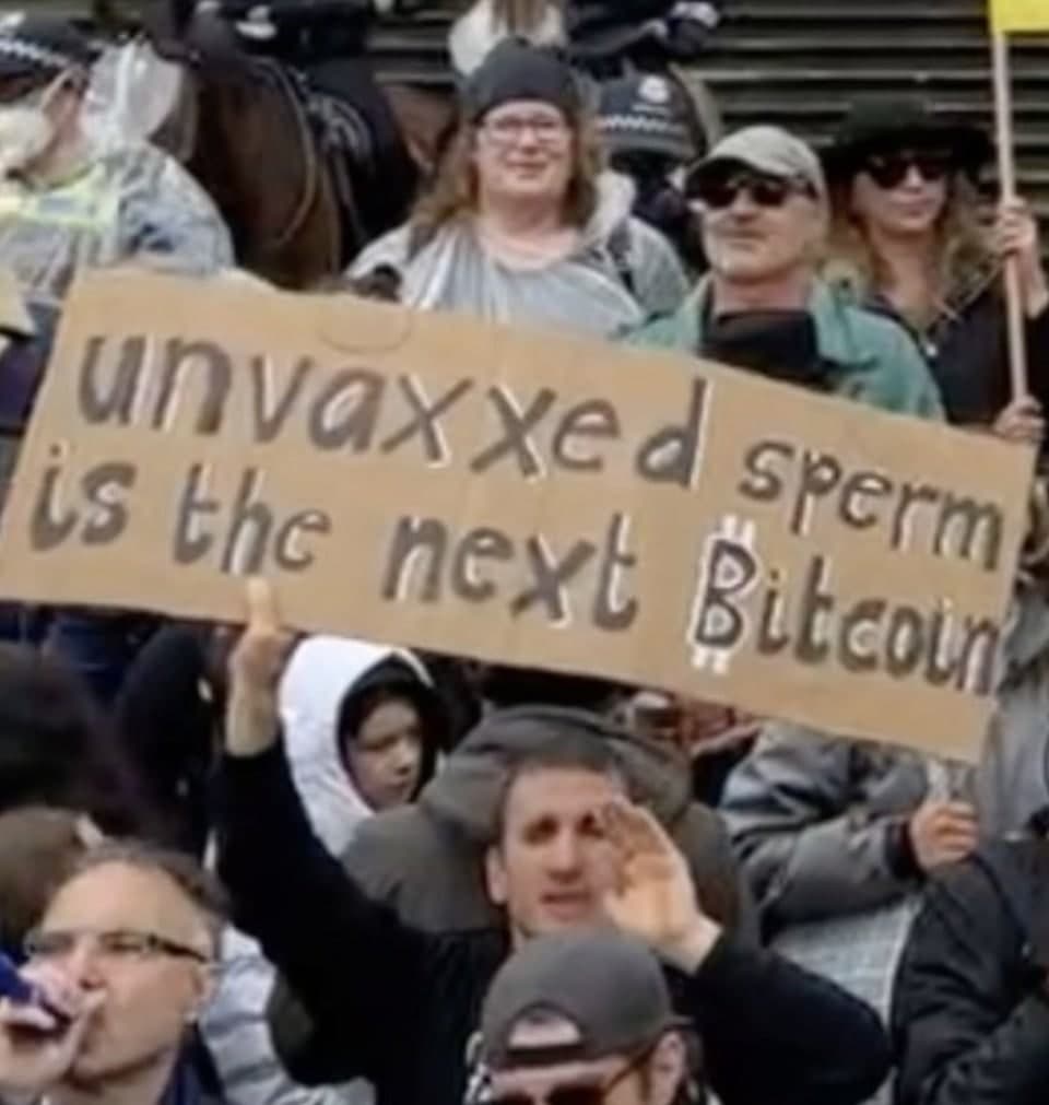 Widerstand
                    13.11.2021: Das Sperma von UNgeimpften ist der
                    nächste Bitcoin