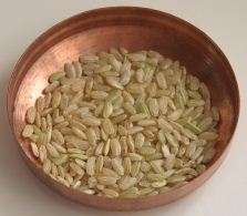 Arroz integral, una parte para el bao
                            de belleza