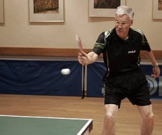 Table tennis
            with 70 years - with blood group nutrition principally
            everybody could do it eigentlich jeder