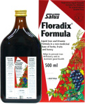 Floradix es una mescla de hierbas con
                              mucho hierro y por eso es muy til contra
                              anemia y generalmente para la formacin de
                              la sangre