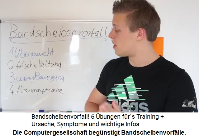 Die
                              Comoputergesellschaft verhlt sich gegen
                              Bandscheiben mit bergewicht, falsche
                              Haltung, kaum Bewegung, hohes Alter