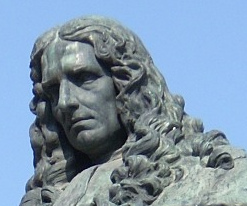Marcello Malpighi, busto del
                monumento en Bologna