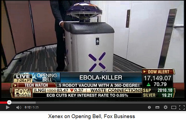 Xenex UV light disinfection robot
                            02