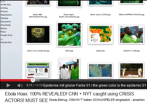 Ebola is an
                            epidemic with the green color 01