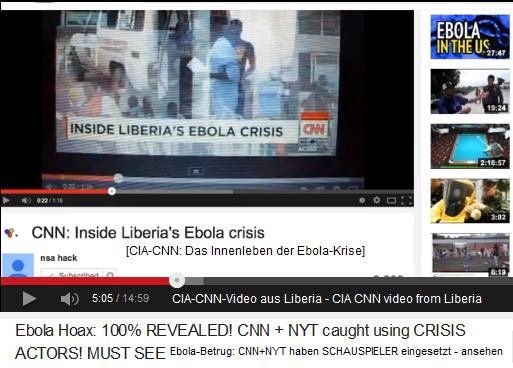 Ebola-Video von
                            CIA-CNN aus Liberia aus Monrovia