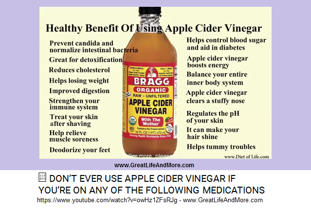 Lista con curaciones y
                aplicaciones de vinagre de manzana