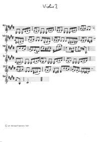 Bach: concert for violin E major,
                                second part (Adagio), violin tutti part
                                (page 6)