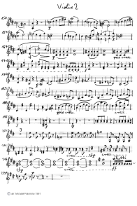 Beethoven: concert for violin, first
                              part, violin tutti part (page 2)