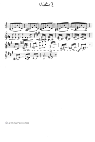 Briot: ballet scenes (Scnes de
                              ballet) for violin and piano, violin tutti
                              part (page 2)
