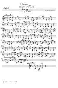 Brahms: Hungarian dance No. 19
                              (Allegretto), violin tutti part