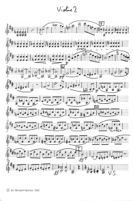 Schubert: sonatina for violin and
                              piano No.1, first part (Allegro molto),
                              violin tutti part (page 2)