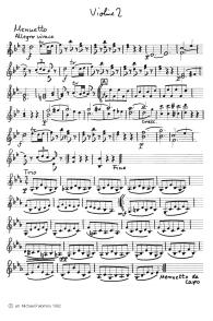 Schubert: sonatina for violin and
                              piano No. 3, third part (Menuett and
                              Trio), violin tutti part (page 6)