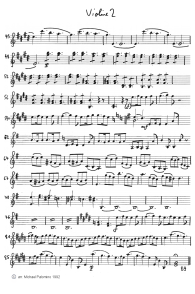 Vivaldi: concert for violin E major
                              (Spring), third part (Allegro), violin
                              tutti part (page 6)