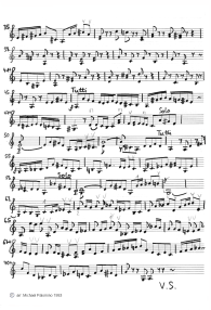 Bach: double concerto in d minor, first
                          part (Vivace), violin tutti part (page 2)