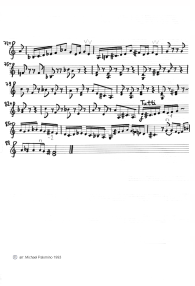 Bach: Doppelkonzert d-moll, erster Satz
                          (Vivace), Geigenbegleitung (Seite 3)