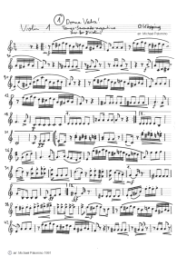 Koepping: Tango-Serenade "Donna
                          Vatra" ("Frau Vatra"), Violine
                          1 (Seite 1)