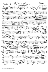 Koepping: Tango serenade "Donna
                          Vatra" ("Miss Vatra"), violin 2
                          (page 1)