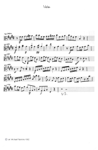 Bach: violin concert E major, first part
                        (Allegro), viola tutti part (page 2)