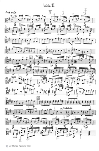 Telemann: concerto for viola G major,
                          third part (Allegro), viola tutti part (page
                          4)