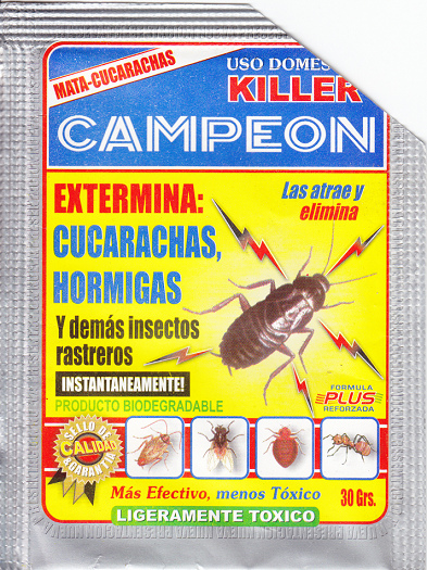 Schabenpulver und Ameisenpulver "Killer
        Campen"