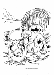Dinosaurier: Zwei geschlpfte
                          Protoceratops