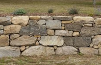 Dry stone
                wall with mixed stones