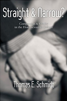 Libro di Thomas Schmidt:
                        "Straight Narrow?: Compassion & Clarity
                        in the Homosexuality Debate (1995) - ISBN
                        0-8308-1858-8" (Tedesco: "Peccato e
                        chiarezza nel dibattito sull'omosessualit"
                        (1995)