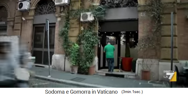 Schwulensauna in Rom, wo
                  schwule Bischfe des Vatikans hingehen