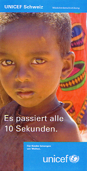 Faltblatt von UNICEF Februar 2007 gegen
                            Mdchenbeschneidung, Deckblatt