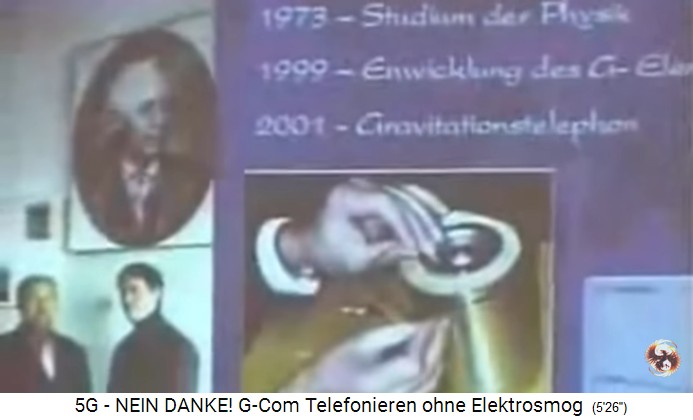 Dr. Hartmut Mller, die
                        Entwicklung der G-Com-Gravitationstelefonie OHNE
                        Strahlung 1999 und 2001
