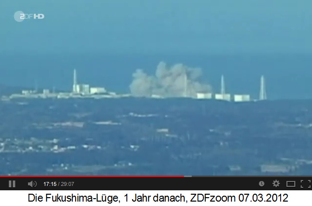 Explosion von Reaktoren des
                Atomkraftwerks in Fukushima Daiichi, 11. Mrz 2011