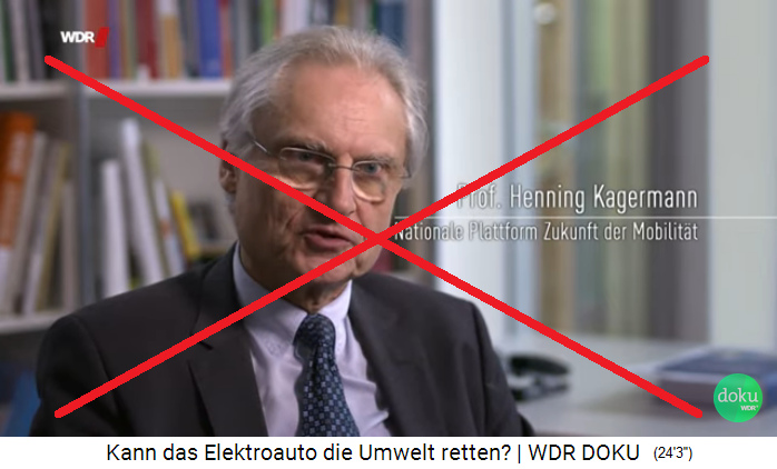 Regime-"Experte" Henning
                        Kagermann meint, die Zulieferer seien für die
                        Nachhaltigkeit verantwortlich