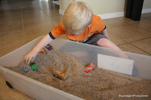 Sand box in the house
                              04 on wheels, blog of Rachel Andaj