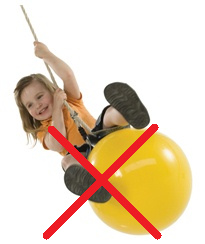 Swinging buoy 01 in yellow, KBT play
                              products