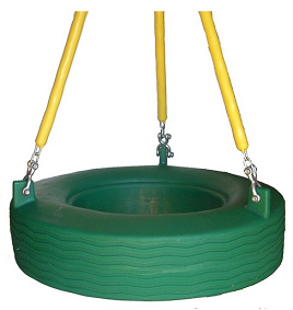 Tire swing 04, solid rubber tire with
                              fixations, Company "Swing Set
                              Swings", criminal "USA"