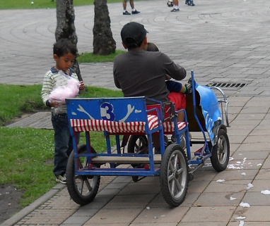 Driving a go-cart 06, Ejido Park in
                              Quito in Ecuador