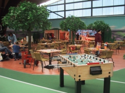 Table soccer 01 in a
                              play hall in Soltau, Lower Saxony,
                              Germany