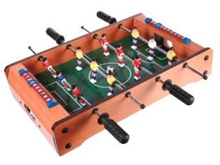 Table football 03, a mini
                                        table football for only 2
                                        players, without a goalkeeper,
                                        Yatego mail order selling