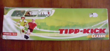 Tipp-Kick soccer, the
                              box