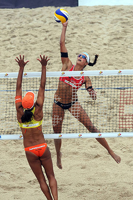 Beach volleyball 01
                              with women