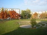 Un anfiteatro con csped es
                              negativo porque reduce el sonido, Torgau
                              cerca de Leipzig, Alemania