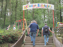Eingangstor 01 im
                            Rodel-Freizeitpark in Ibbenbren, Region
                            Mnster, Nordrhein-Westfalen, Deutschland