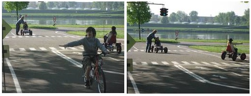 Verkehrspark 06 mit Go-Cart, Fahrrad
                            und Ampel, Linz-Urfahr, sterreich