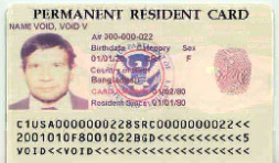 Inmigrar a los
              Estados Estpidos, p.e. con la tarjeta residencial
              "green card"